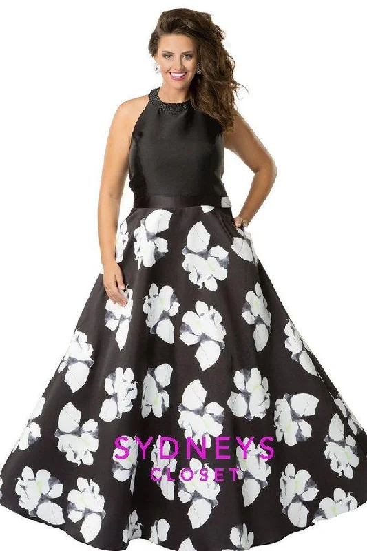 TightmatchSydneys Closet Long Prom Dress Floral Ball Gown