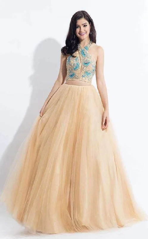 TightbuckleRachel Allan Prom Long Two Piece Ball Gown 6155