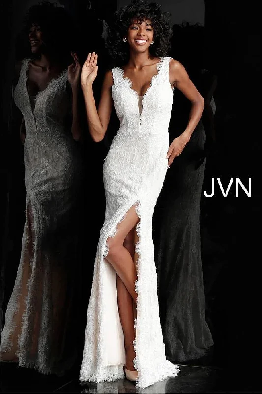 TightcollarJovani 60595 Long Wedding Dress