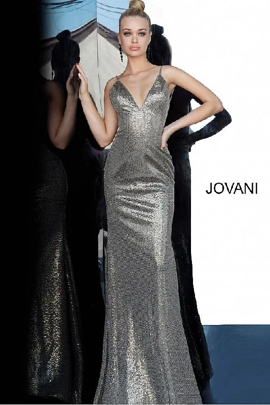 TightraceJovani 2811 Backless Metallic Prom Long Dress