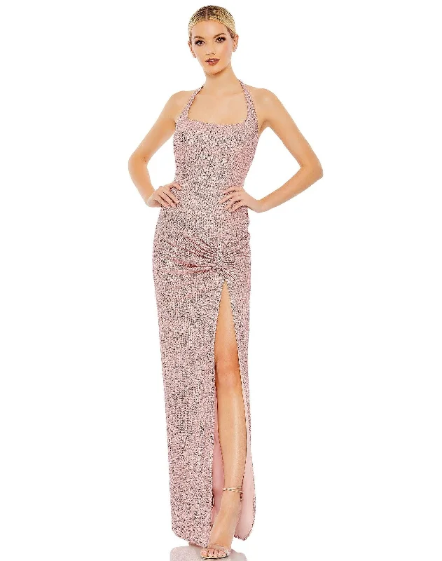 TightharmonyMac Duggal 11279 Prom Long Halter Evening Gown