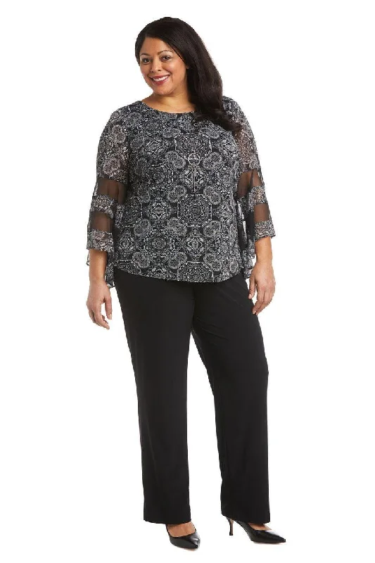 TightdressR&M Richards 7848W Two Piece Plus Size Pant Set