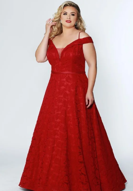 TightbudgetSydneys Closet Long Off The Shoulder Plus Size Prom Dress