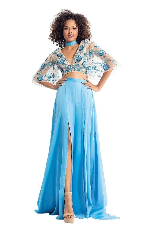 TightbondRachel Allan Prom Long Two Piece Formal Dress 6157