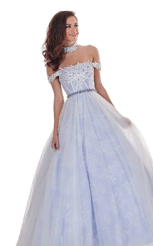 TightshipRachel Allan Prom Long Off Shoulder Ball Gown 6516