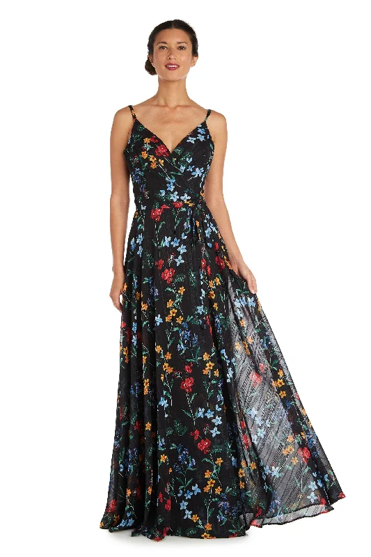 TightgrooveNightway Long Spaghetti Strap Floral Dress 22040