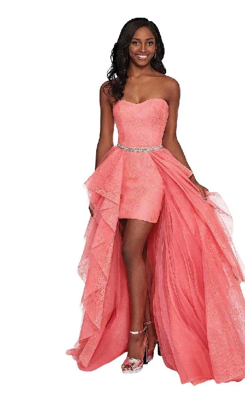 TightstitchRachel Allan Prom Strapless High Low Dress 6406