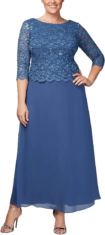 TightwrapAlex Evenings AE412655 Plus Size Long Formal Dress