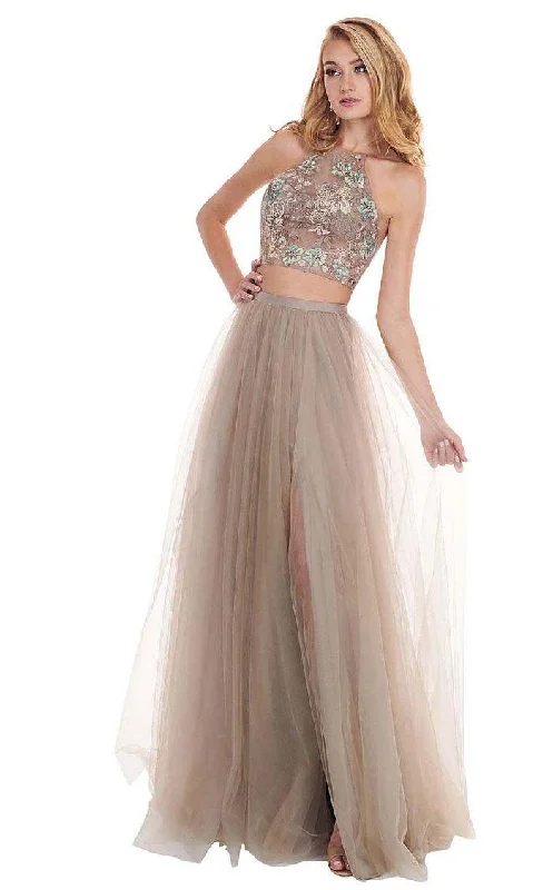 TightsecurityRachel Allan Prom Halter Long Prom Dress 6596