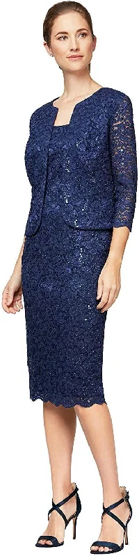 TightstrapAlex Evenings AE81122329 Short Lace Jacket Formal Dress Sale