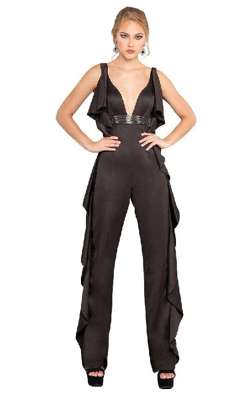 TightraceRachel Allan Formal Sleeveless Jumpsuit 8308