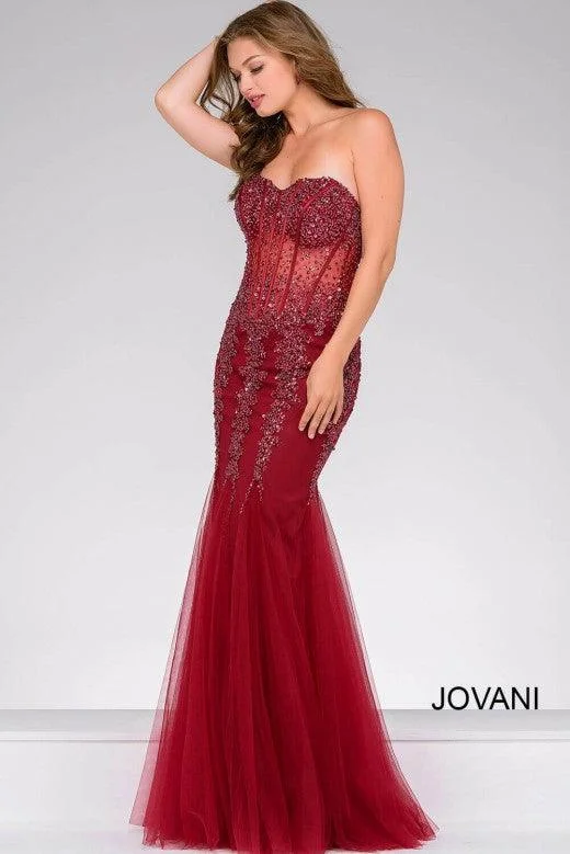 TighttailorJovani 5908 Prom Long Strapless Mermaid Dress Sale