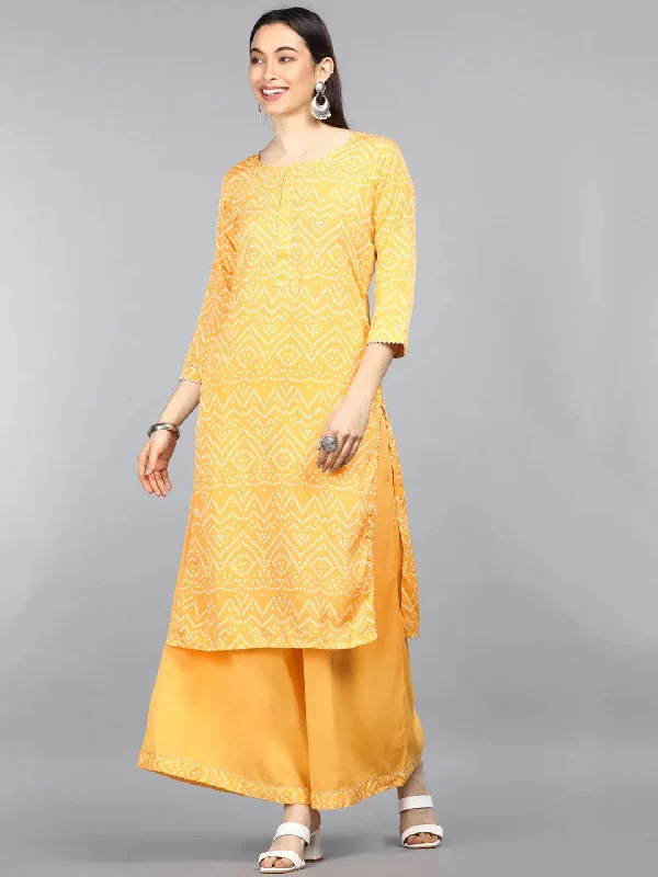 Ahika Polyester Printed Kurta Palazzo Set-PKSET1003AB_XS