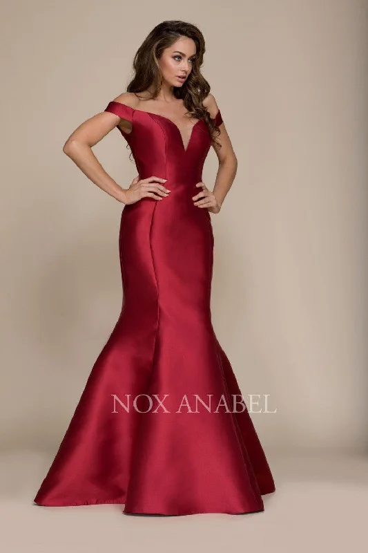 TighterLong Off The Shoulder Fitted Formal Prom Dress Evening Gown Sale