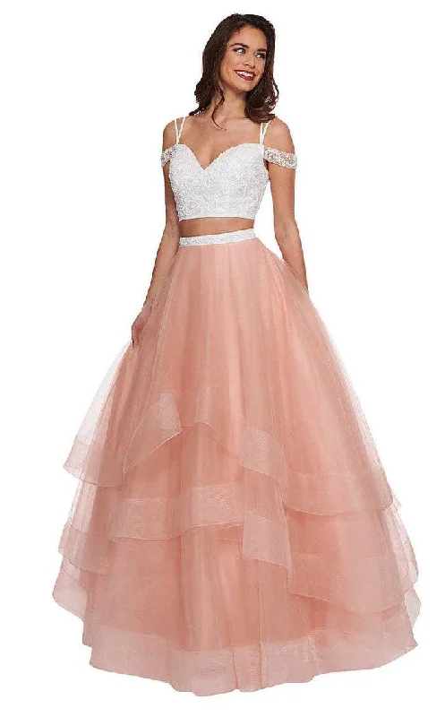 TightenRachel Allan Long Two Piece Prom Ball Gown 6434