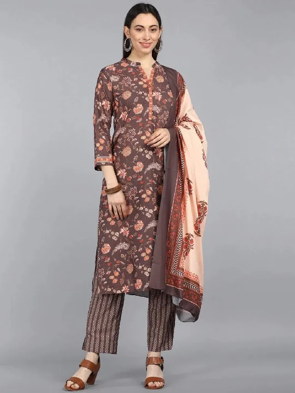 Ahika Poly Crepe Printed Kurta Pant Dupatta-PKSKD1036AB_S