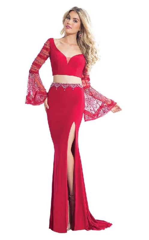 TightweaveRachel Allan Prom Two Piece Formal Long Dress 6122