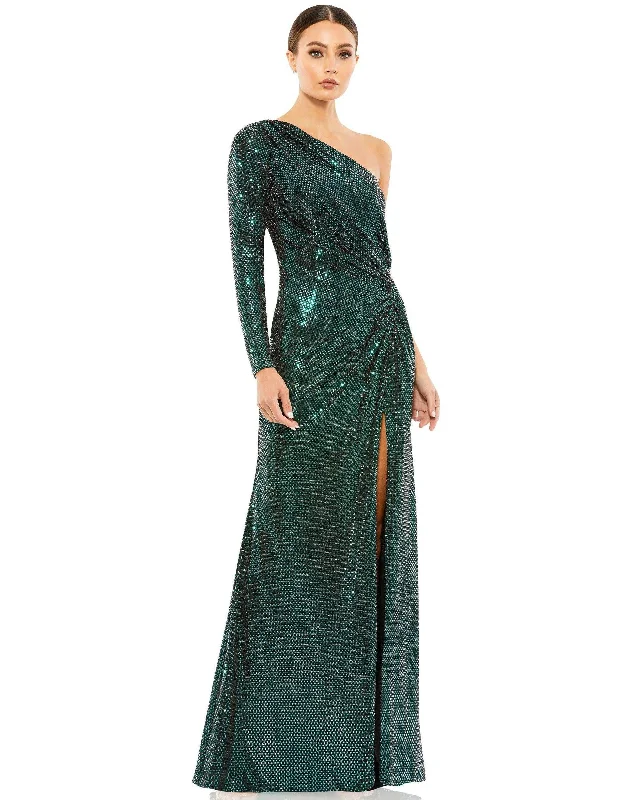 TightholdMac Duggal 12501 Long Formal One Shoulder Dress