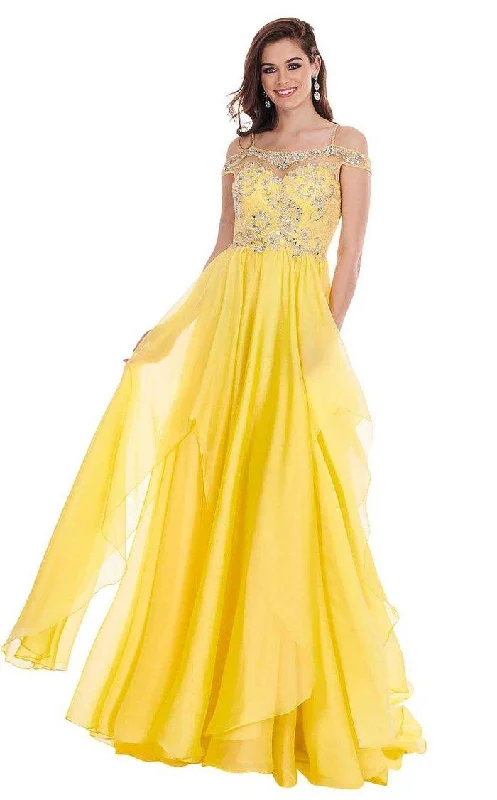 TighthuddleRachel Allan Long Off Shoulder Prom Dress  6591