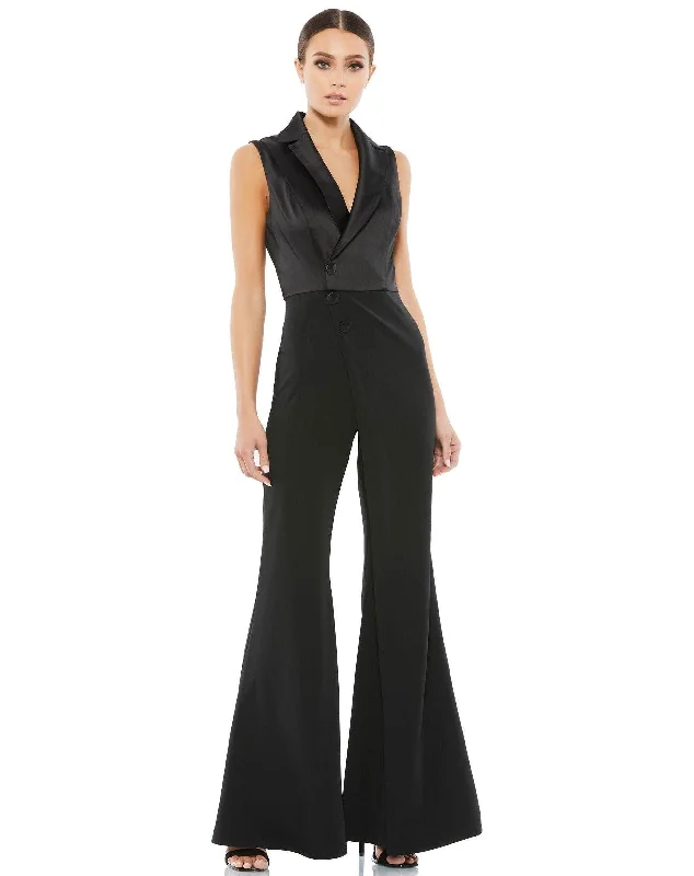 TightbandMac Duggal 26603 Long Formal Tuxedo Jumpsuit