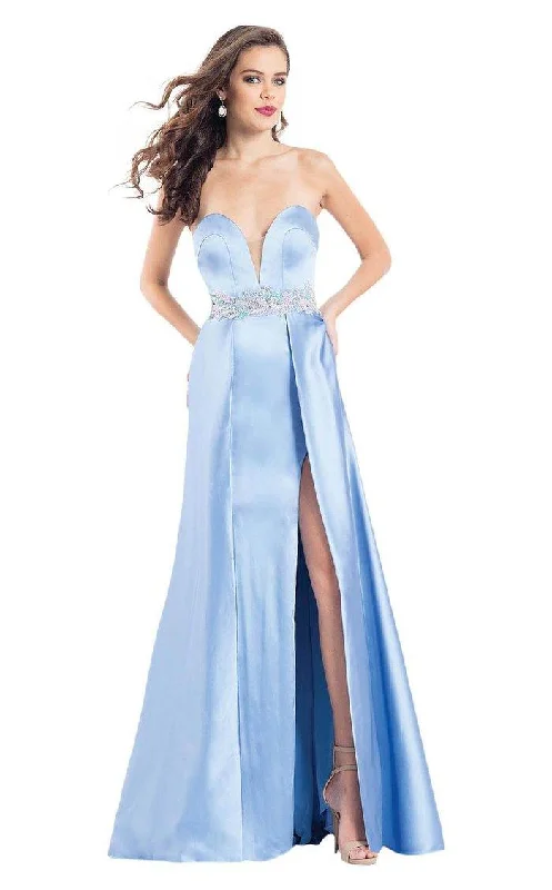 TightlaceRachel Allan Prom Long Strapless Formal Dress 6115