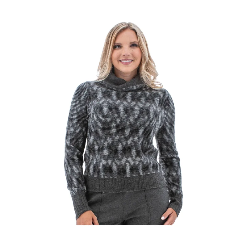 Lace-Up Knit TopsAventura Women's Paragon Sweater - Black FINAL SALE