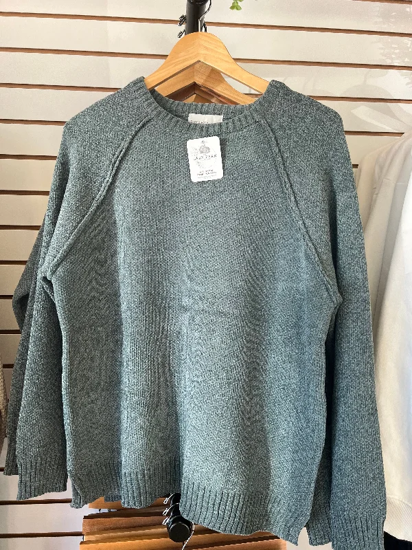 Punk Knit TopsChenille Raglan Sweater in Ash Jade