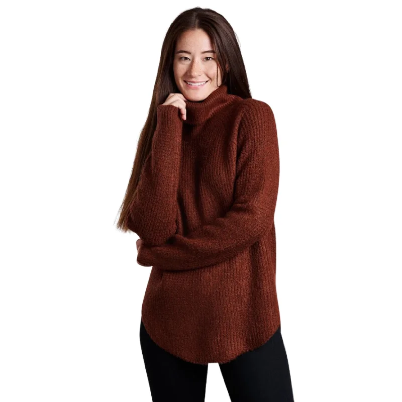 Lounge Knit TopsKuhl Women's Sienna Sweater - Cinnamon