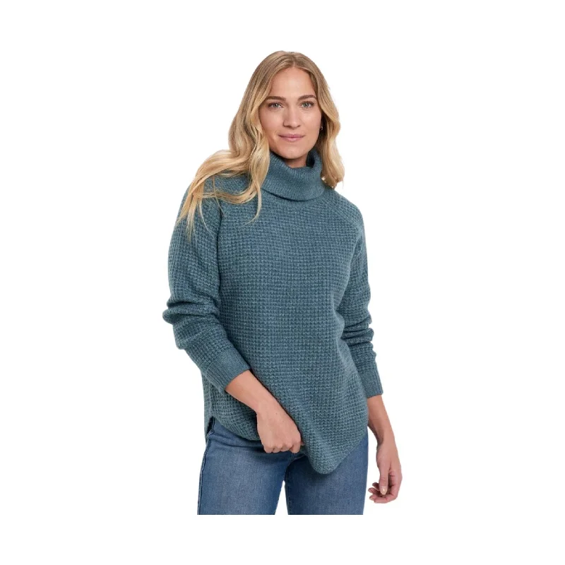 Ruffled Knit TopsKuhl Women's Sienna Sweater - Mineral Blue