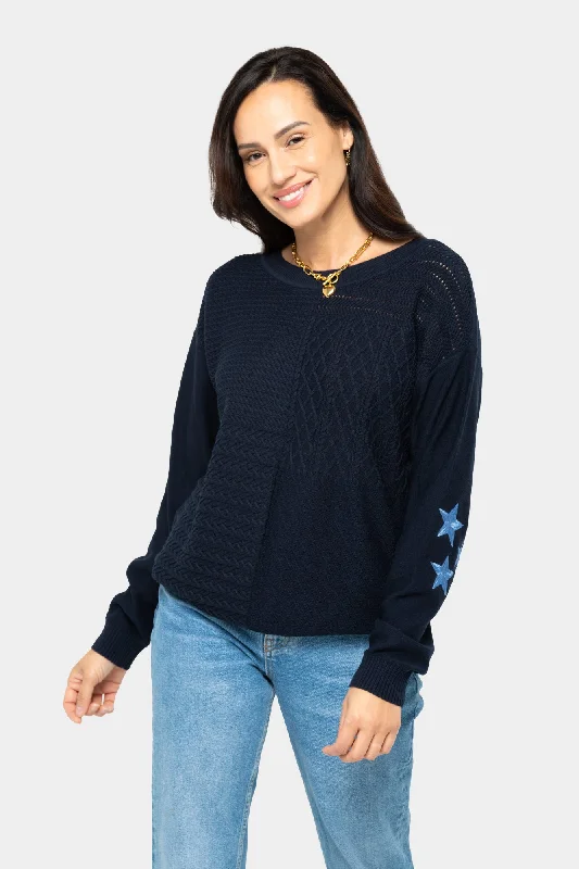 Plush Knit TopsLove Unites Us Cotton Sweater