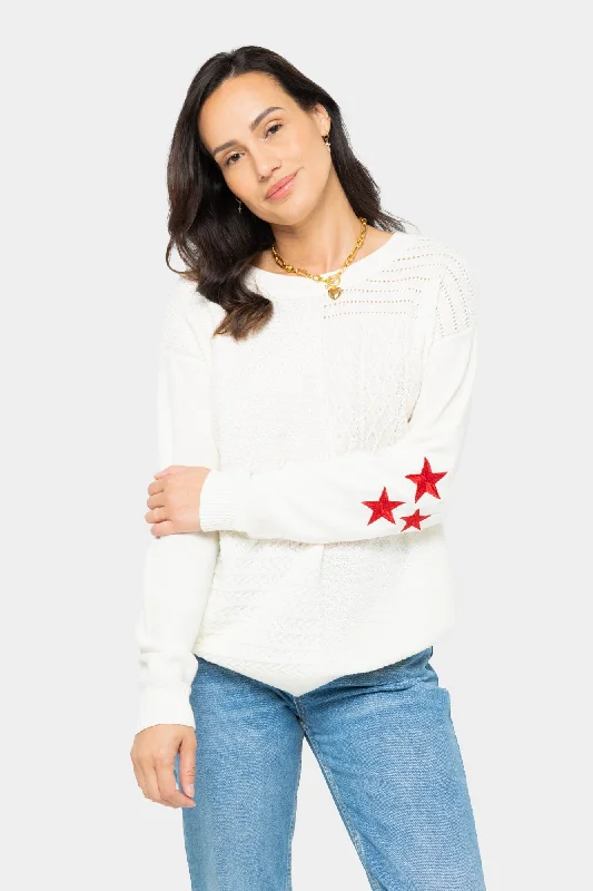 Lounge Knit TopsLove Unites Us Cotton Sweater