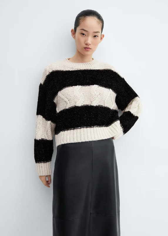 Limited Edition Knit TopsLurex stripes sweater