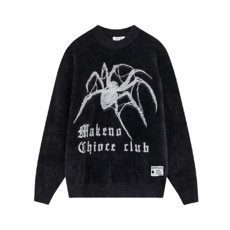 Outdoor Knit TopsOOC' High Street Spider Loose Mink Knit Sweater