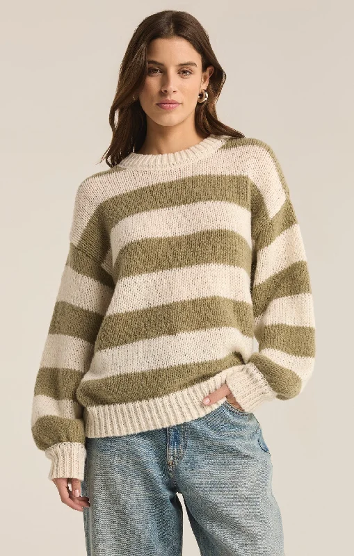 Bamboo Knit TopsZ Supply Anders Stripe Sweater