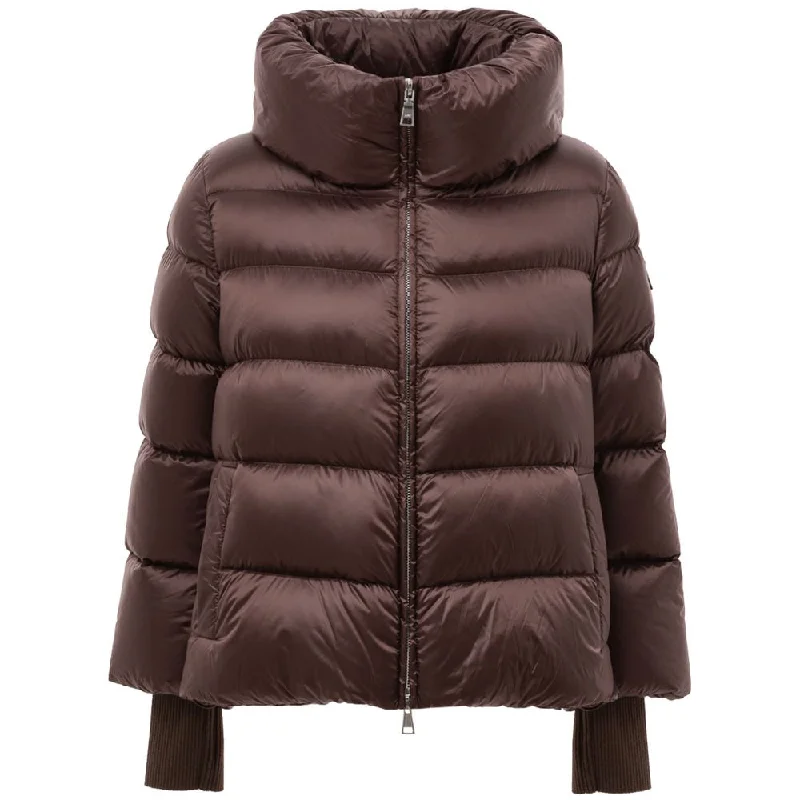 Fleece JacketsAdd Brown Polyamide Jackets & Coat