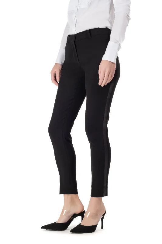 Hiking JacketsBlack Ultra Slim Fit Tuxedo Pants w/ Satin Back Pocket