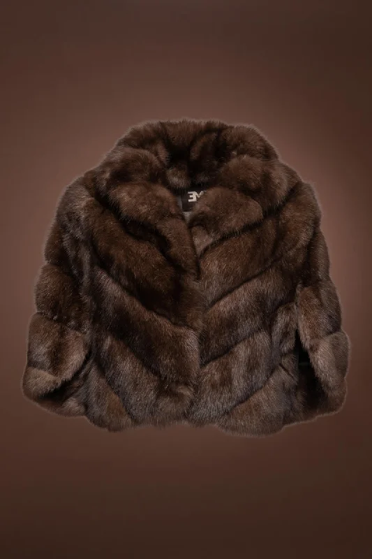 Lounge JacketsRussian Sable Fur Cape