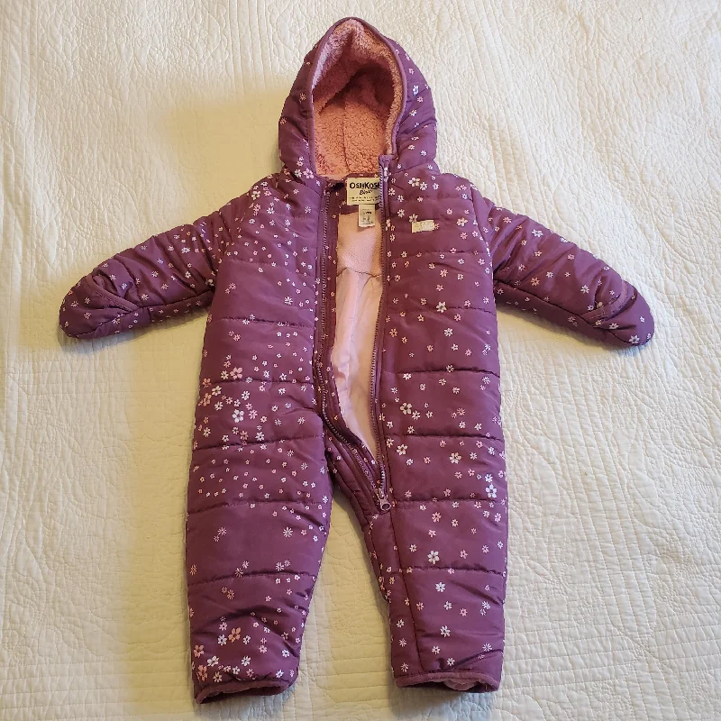 Leather JacketsOshkosh Bgosh Purple snowsuit w/pink flowers 12 Months