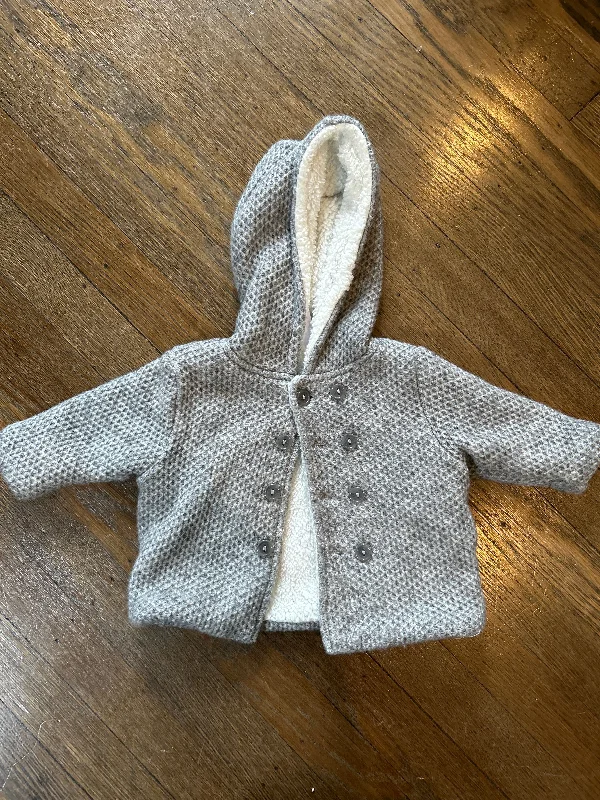 Sherpa JacketsLittle Rickys Grey Fleece with Sherpa lining 3-6 Months