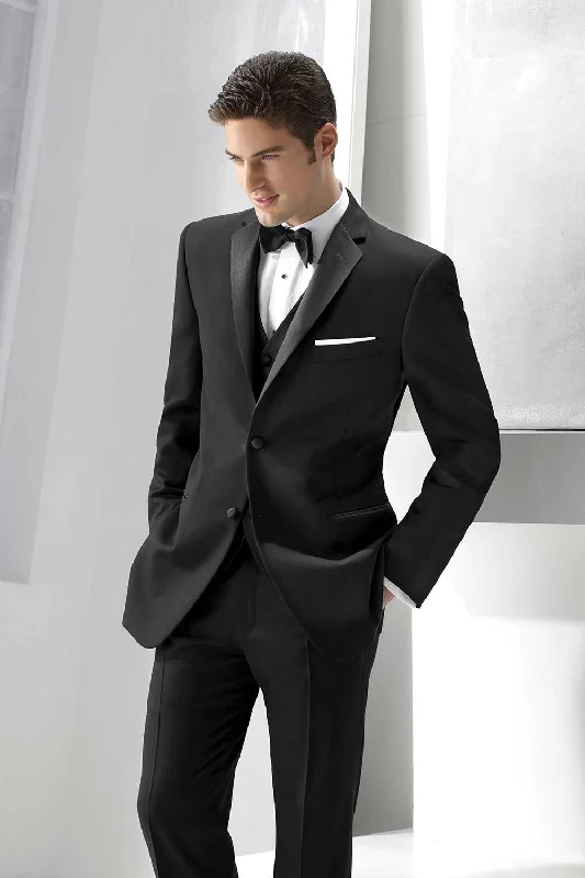 Summer Jackets"Parker" Black Tuxedo Jacket (Separates)