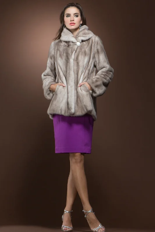 Collaborative JacketsPlatinbold Mink Fur Jacket