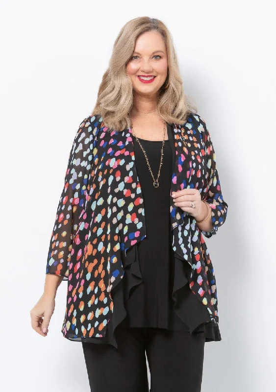 Asymmetrical JacketsConfetti Double Layer