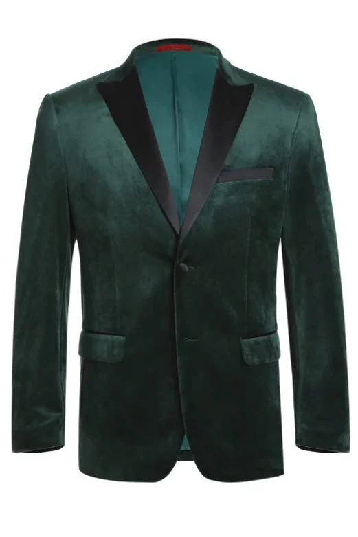 Fleece Jackets"Marseille" Green Velvet Jacket (Separates)