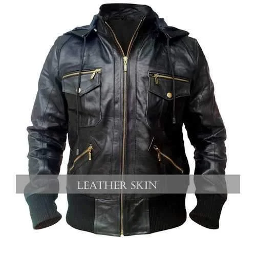 Summer JacketsBlack Leather Jacket