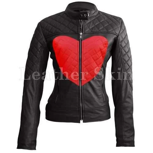 Rain JacketsWomen Black Leather Jacket