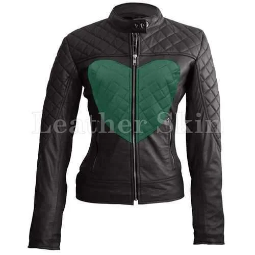 Band Merch JacketsWomen Love Leather Jacket