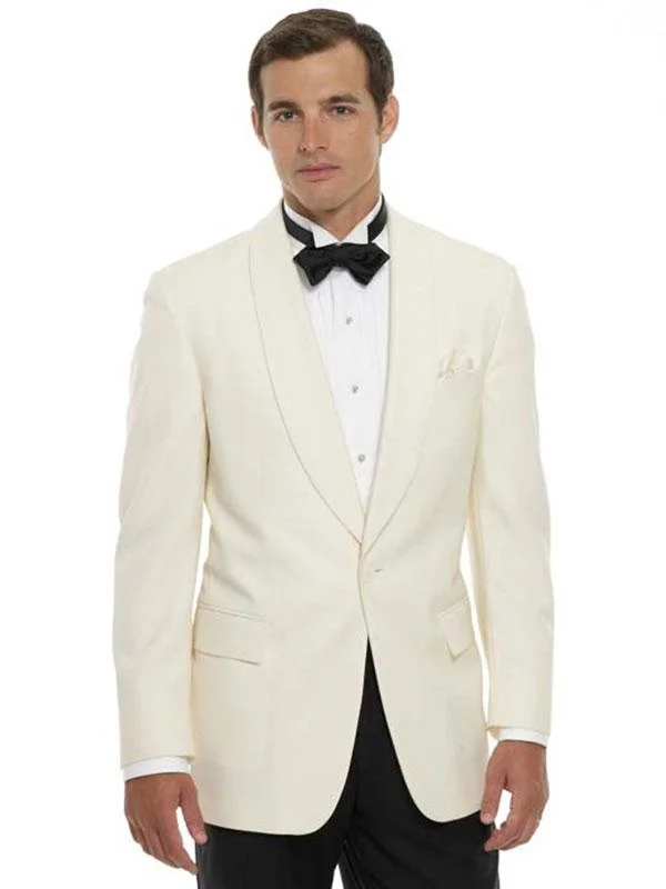 Rain Jackets"Winston" Ivory Dinner Jacket (Separates)