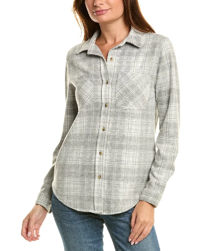 Embellished Shirtsbeachlunchlounge Sally Brushed Flannel Shirt