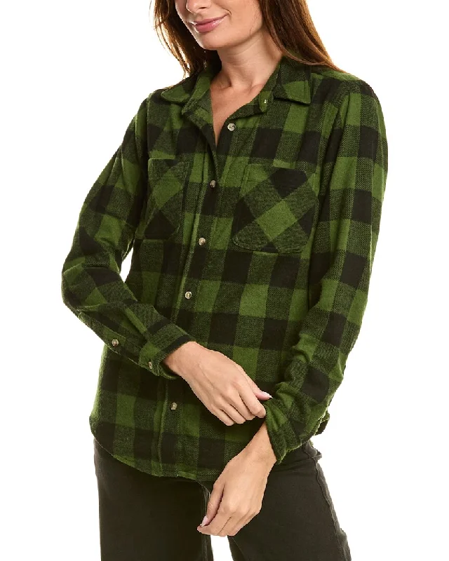 Sequined Shirtsbeachlunchlounge Sally Brushed Flannel Shirt