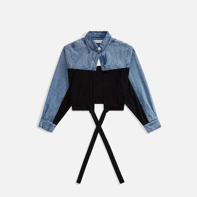 DieselChristopher Esber Sevilla Denim Wrap Top - Indigo